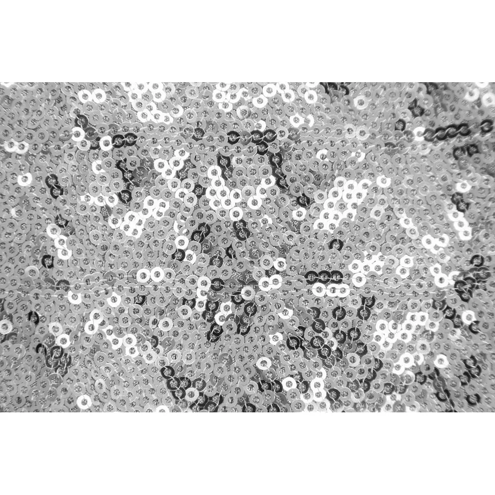 Diamond Glitz Sequin Table Runner - Silver