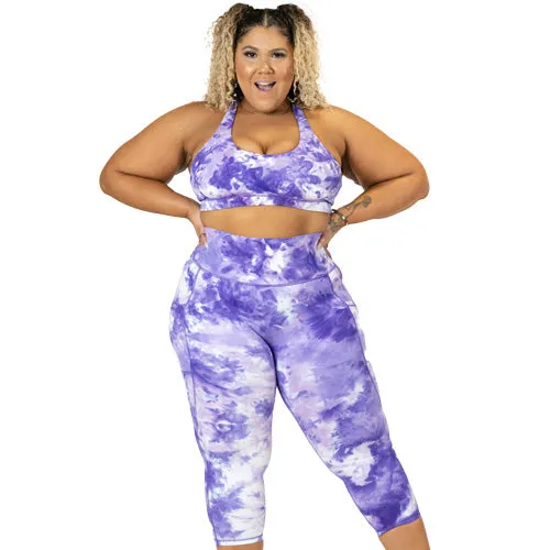 Dye Hard Leggings | Purple