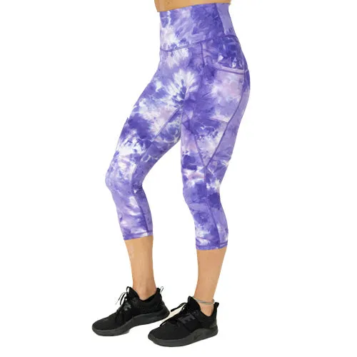 Dye Hard Leggings | Purple
