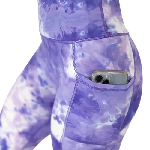 Dye Hard Leggings | Purple