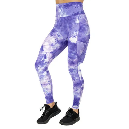 Dye Hard Leggings | Purple