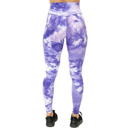 Dye Hard Leggings | Purple
