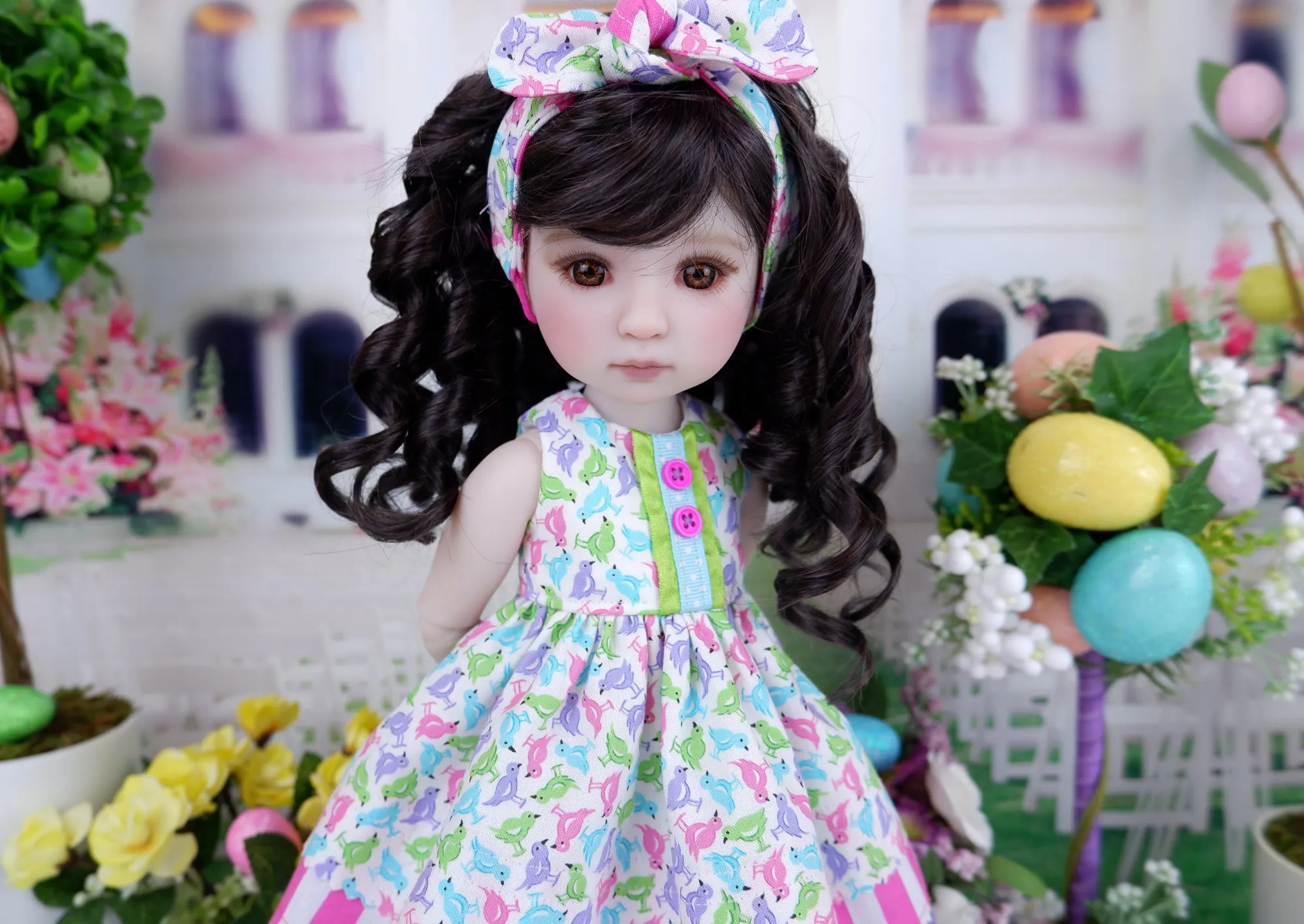 Easter Chicks - dress with boots for Ruby Red Fashion Friends doll