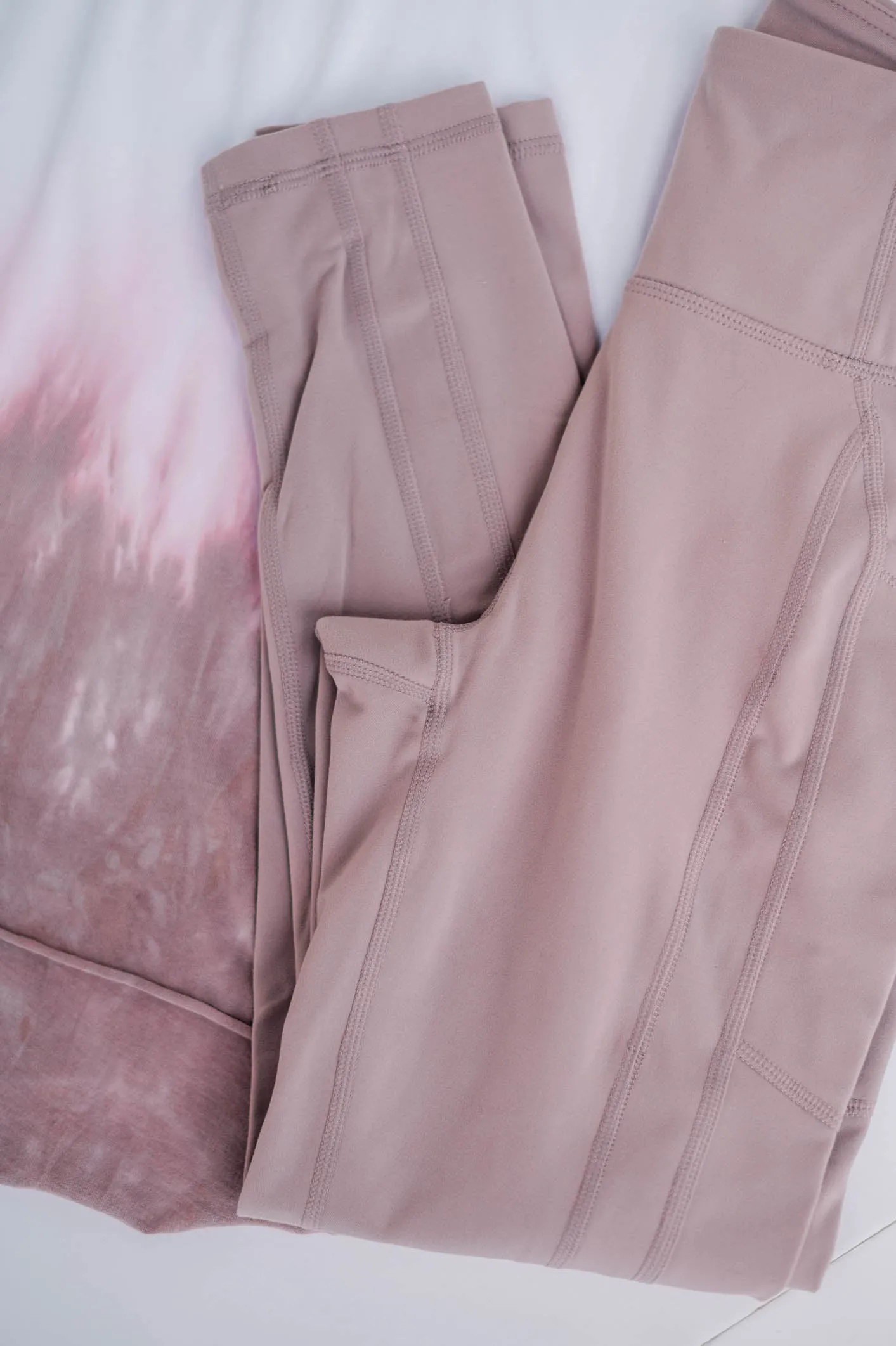 Essential Pocket Highwaist Leggings - Mauve