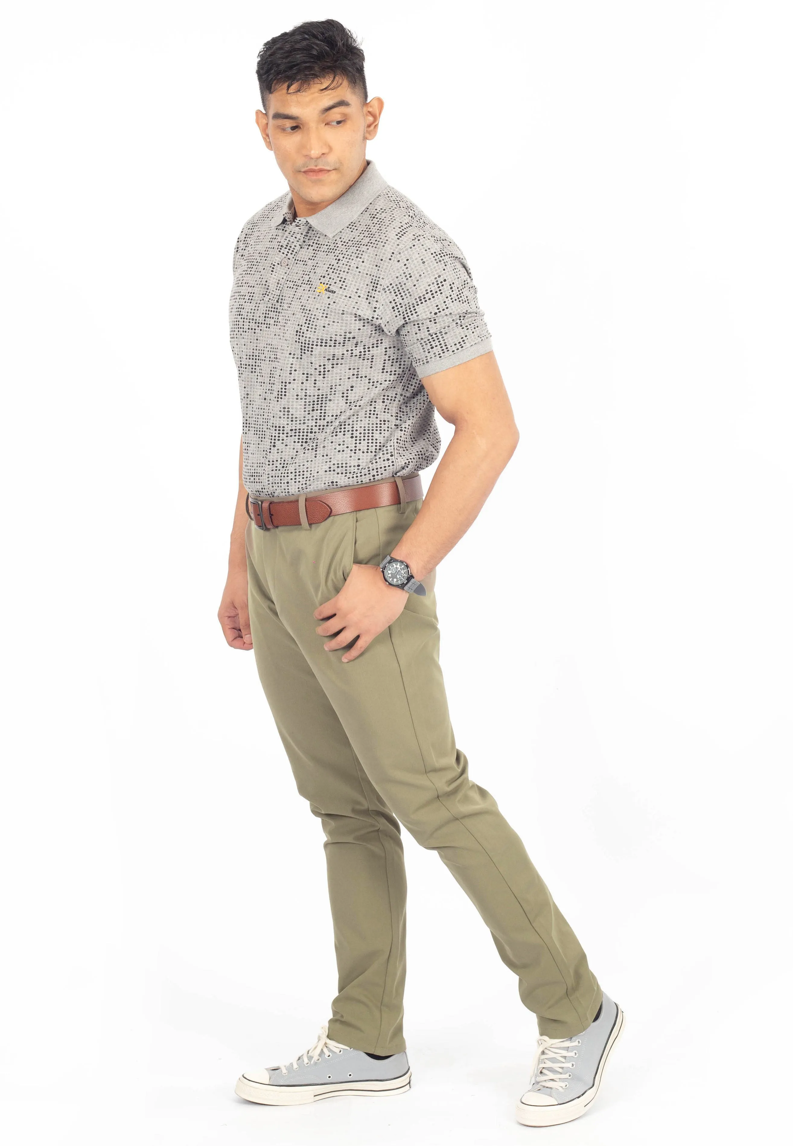 EXHAUST CHINO LONG PANTS [STRAIGHT CUT] 1771
