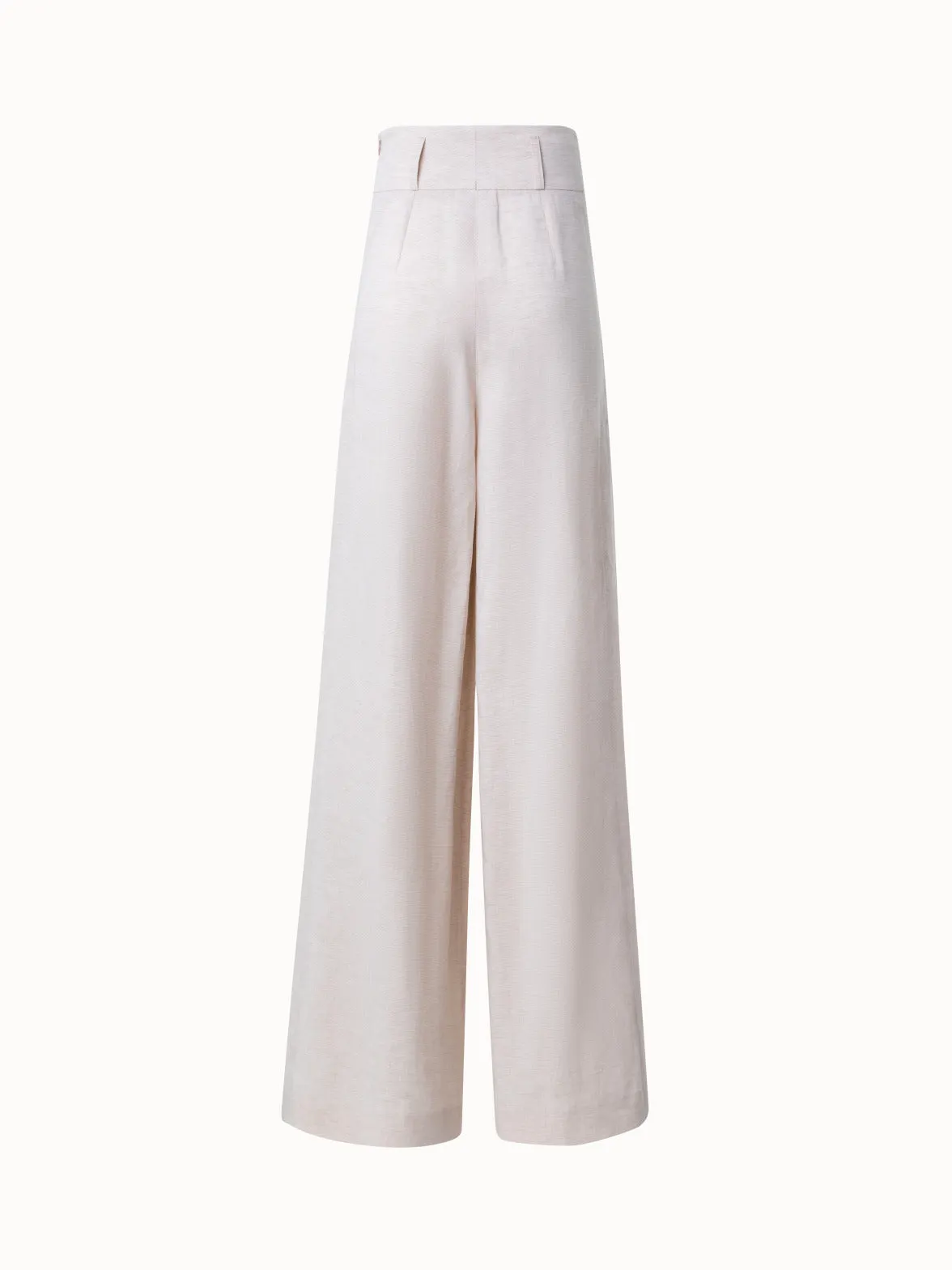 Extra Wide Linen Stretch Pants