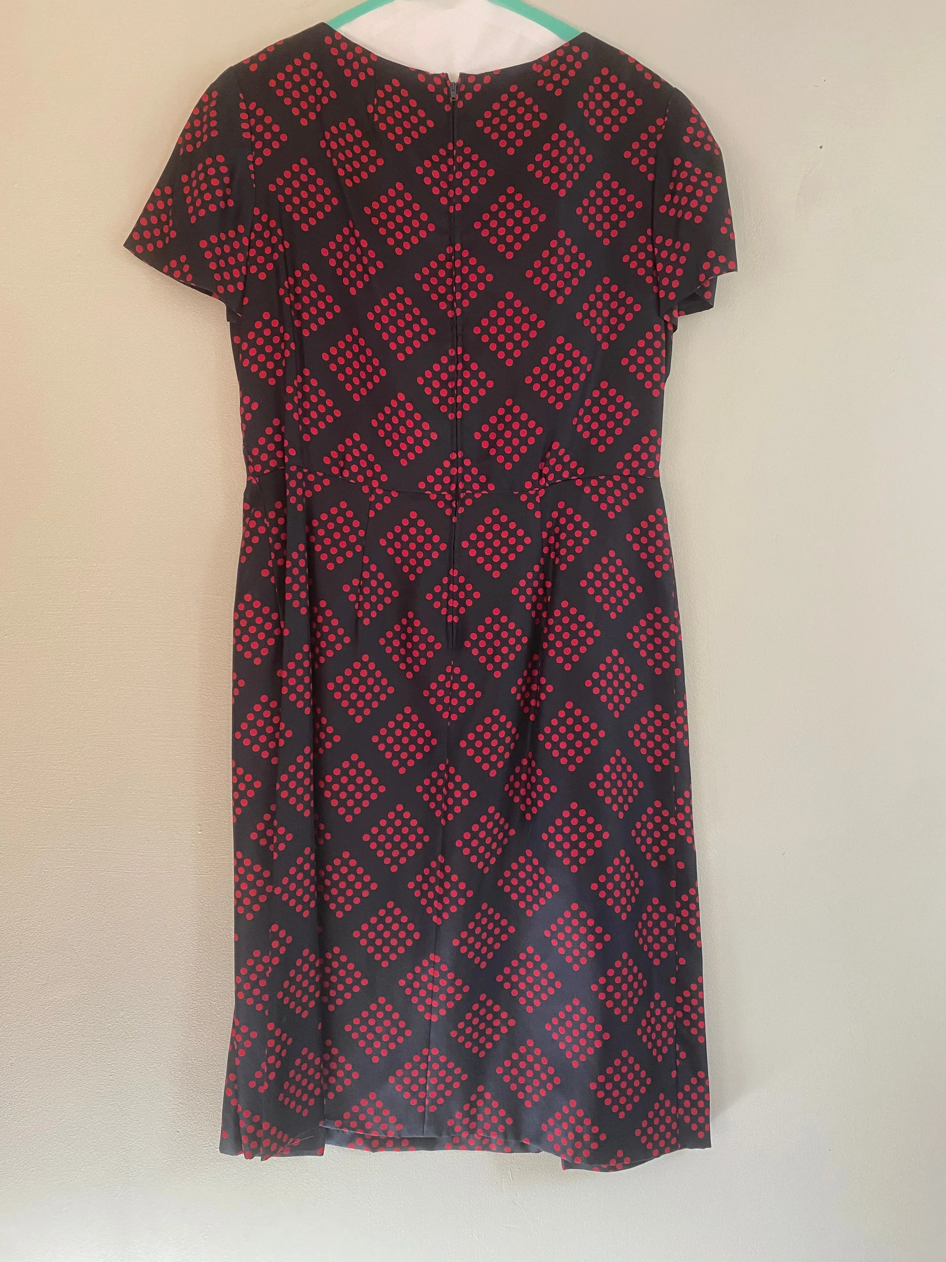 Fabulous 1960’s Saks Fifth Avenue Silk Dress and Jacket Set / Large