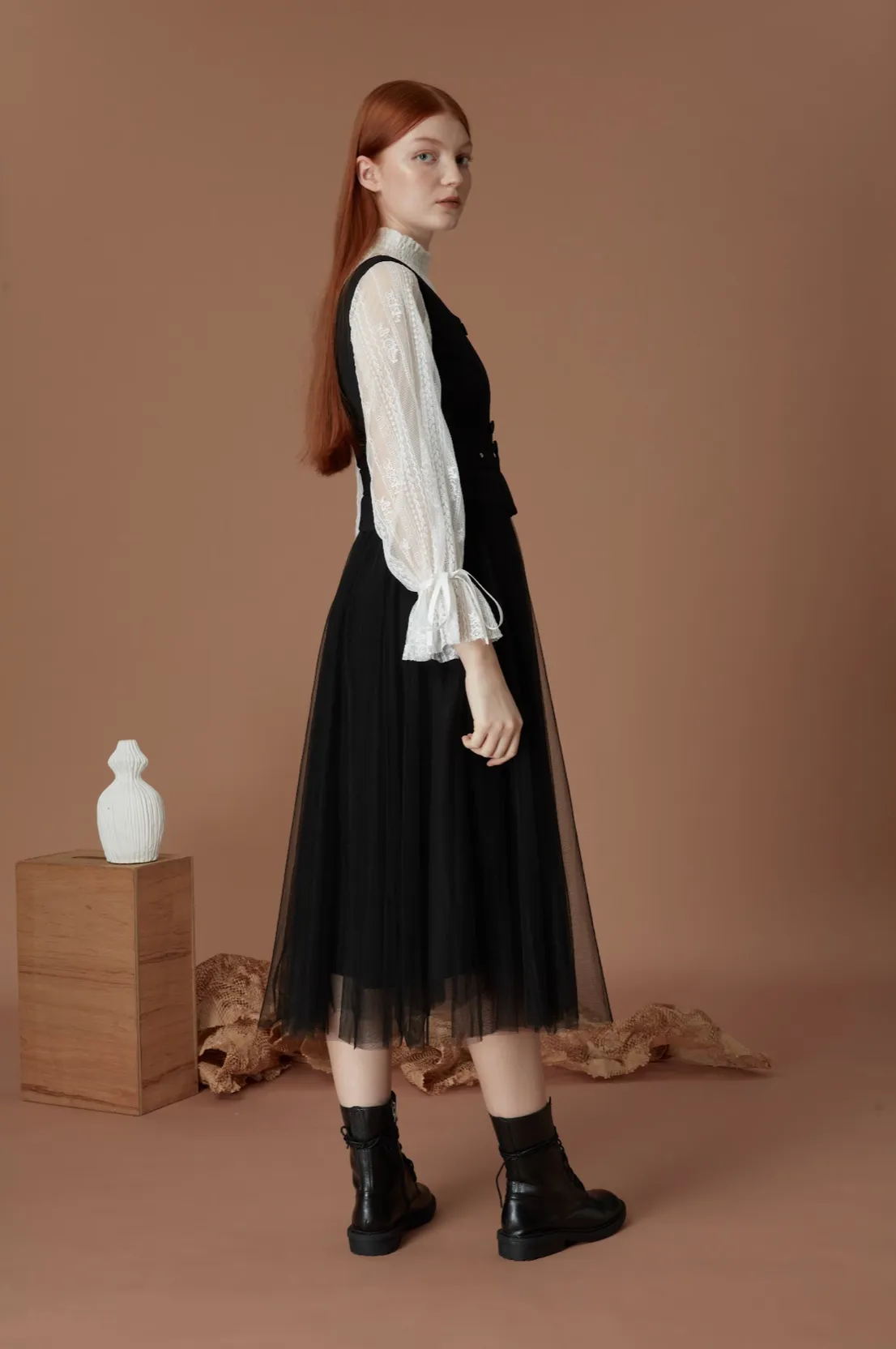 Fake Two Piece Dress