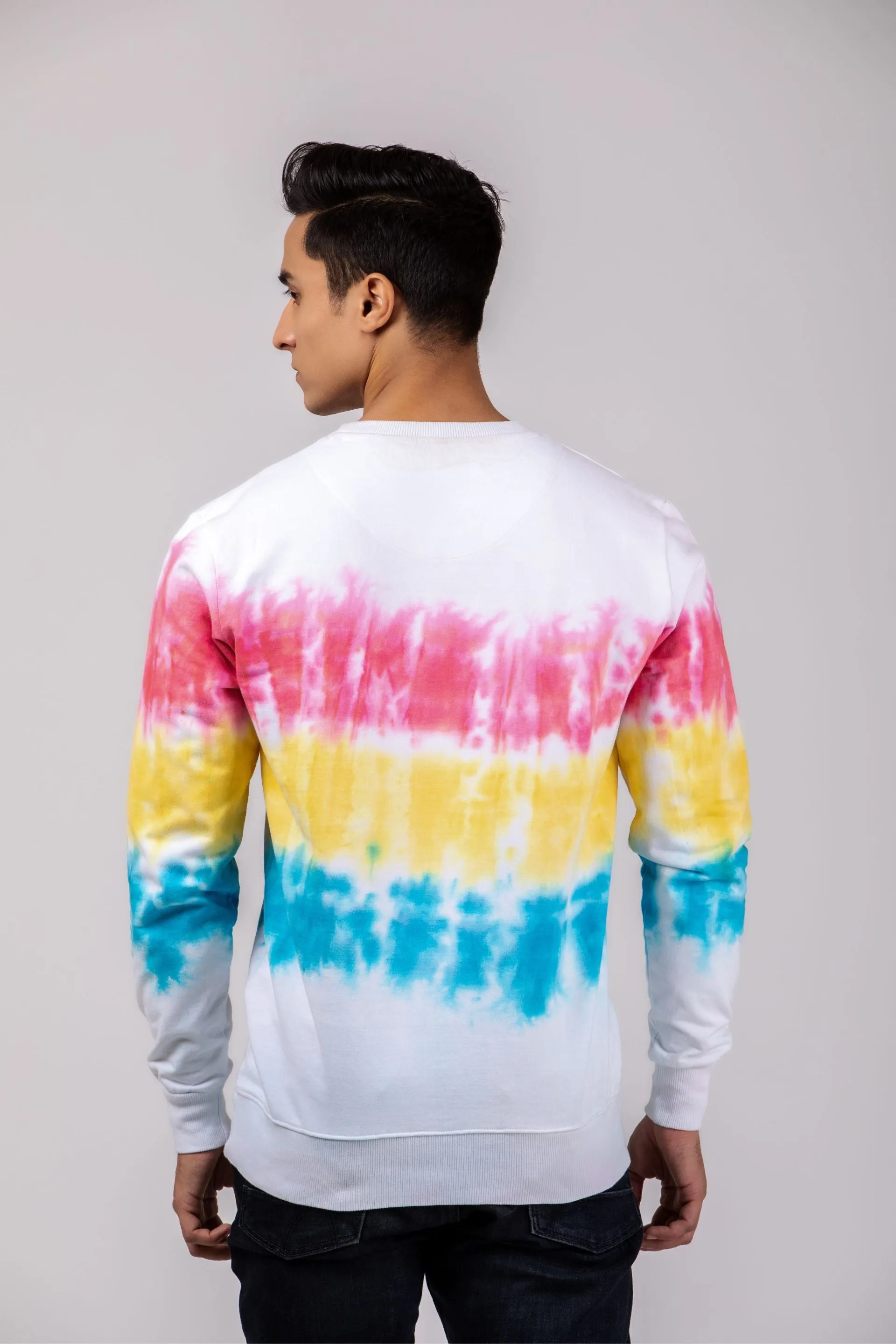 Firangi Yarn Super Soft Cotton Tie&Dye Ombre Sweatshirt