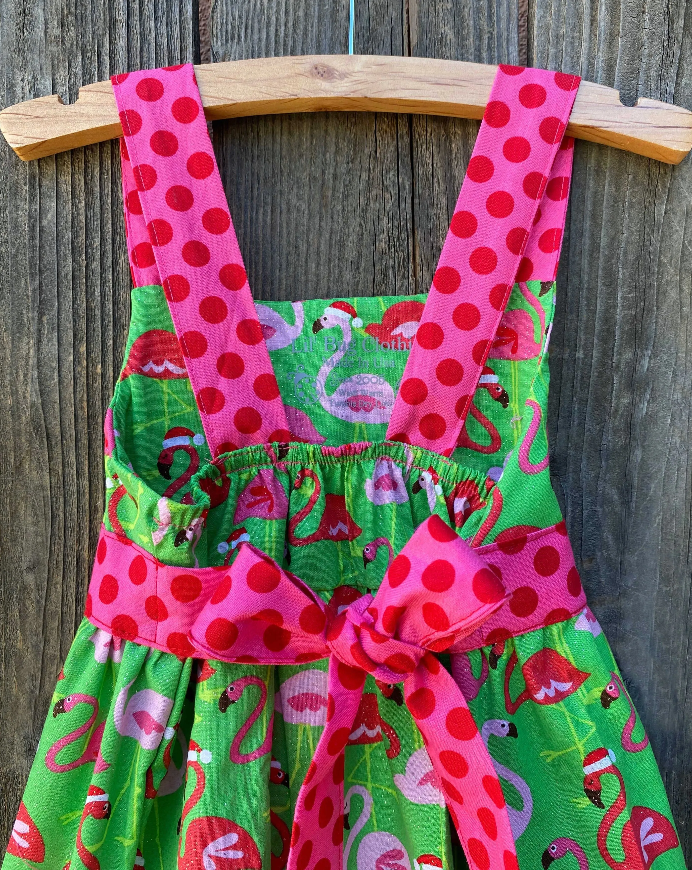 Flamingo Christmas Dress