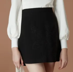 Flora Embroidery Skirt