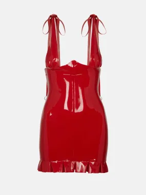 Florence Latex Dress Gazpacho