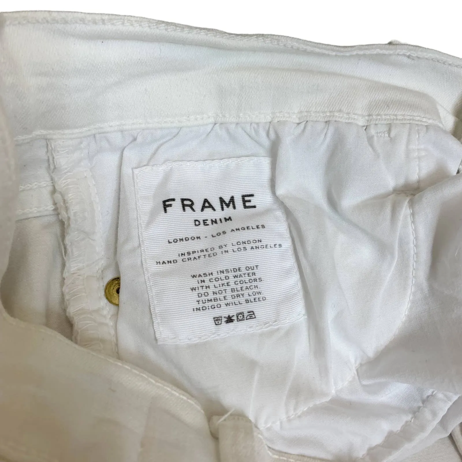 FRAME Denim White Skinny Jean Size 29