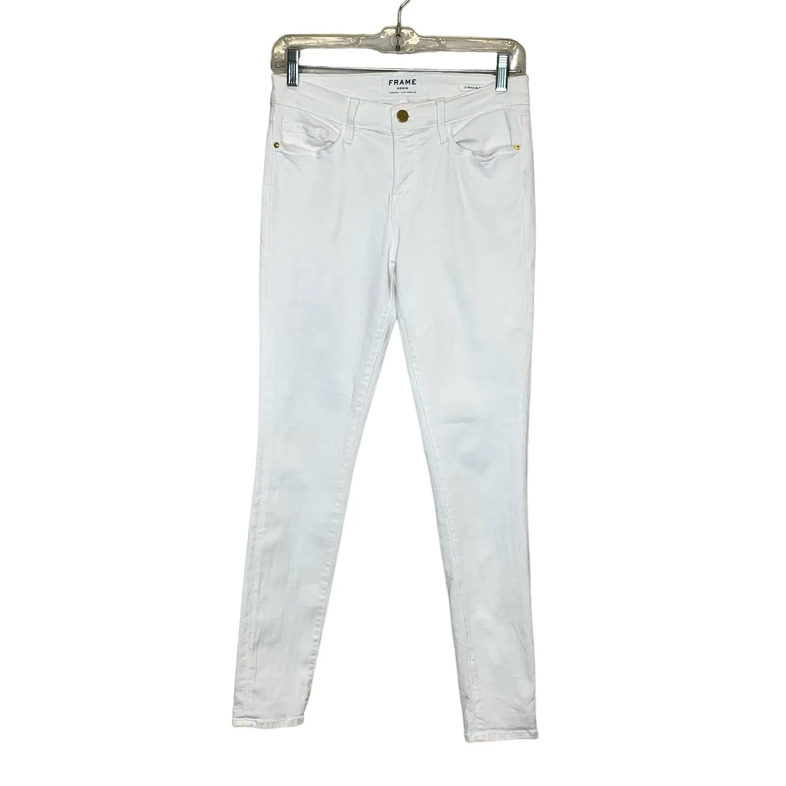 FRAME Denim White Skinny Jean Size 29