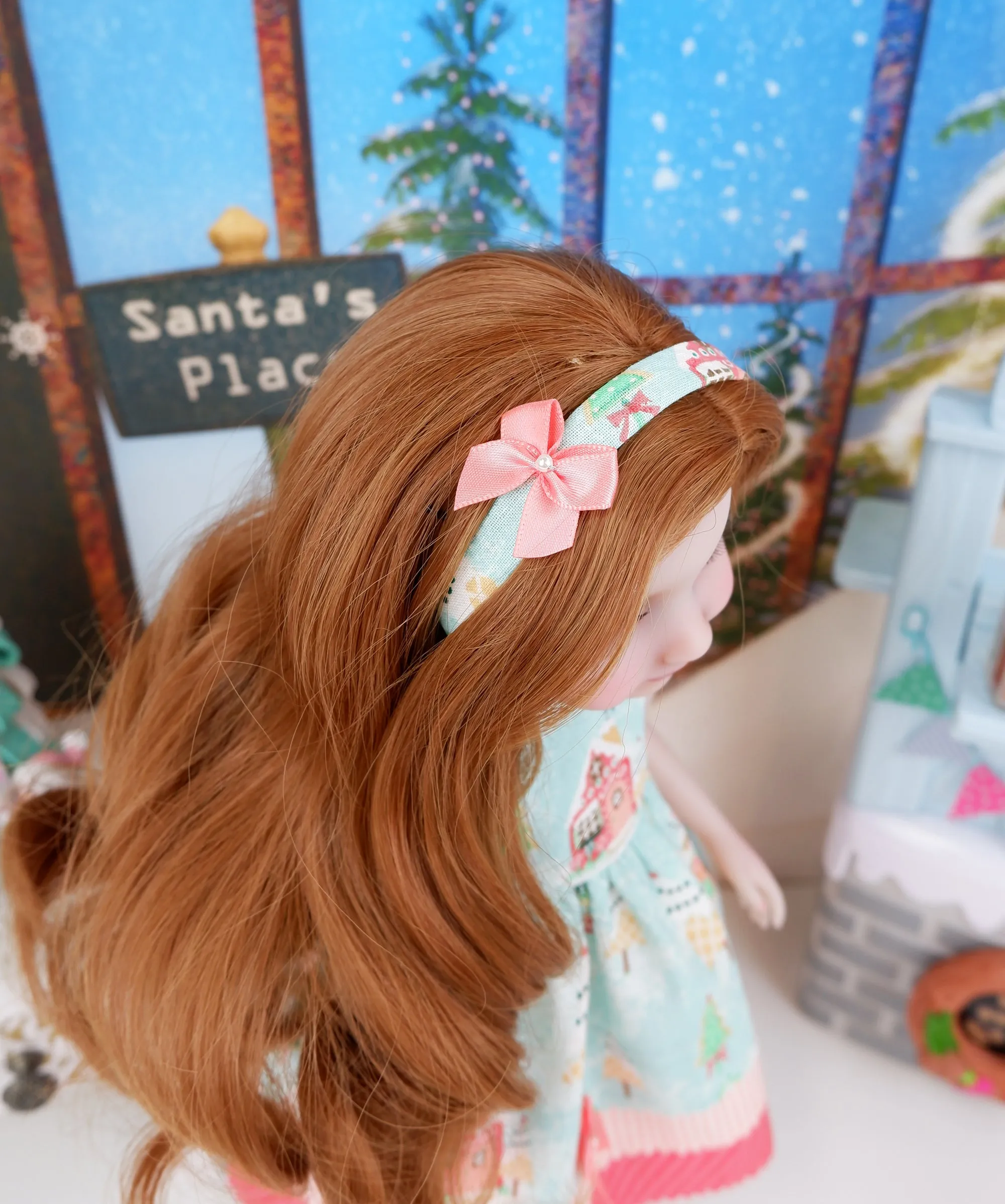 Gingerbread House - dress with shoes for Ruby Red Fashion Friends doll