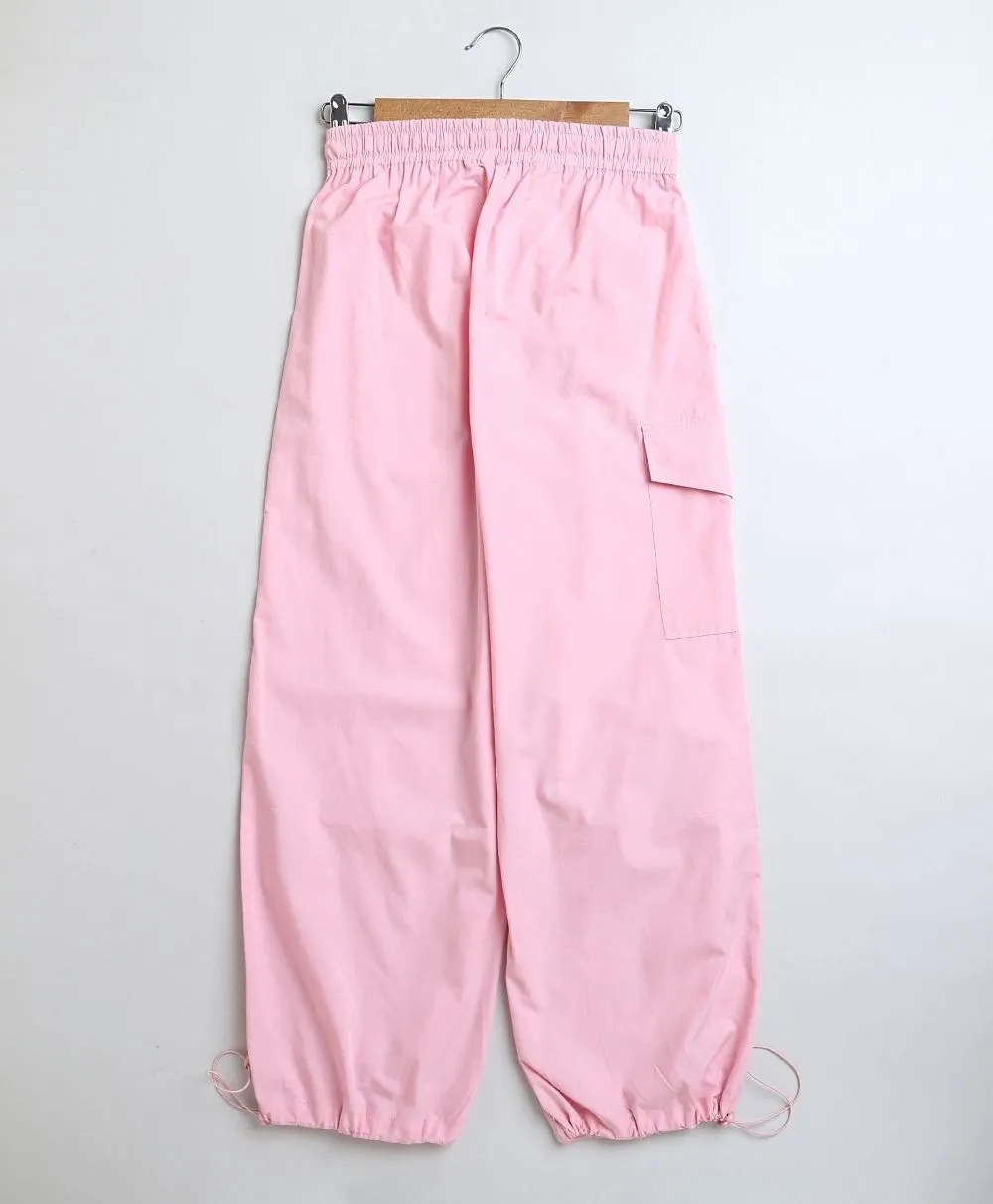 Girls Baby Pink cargo pants.