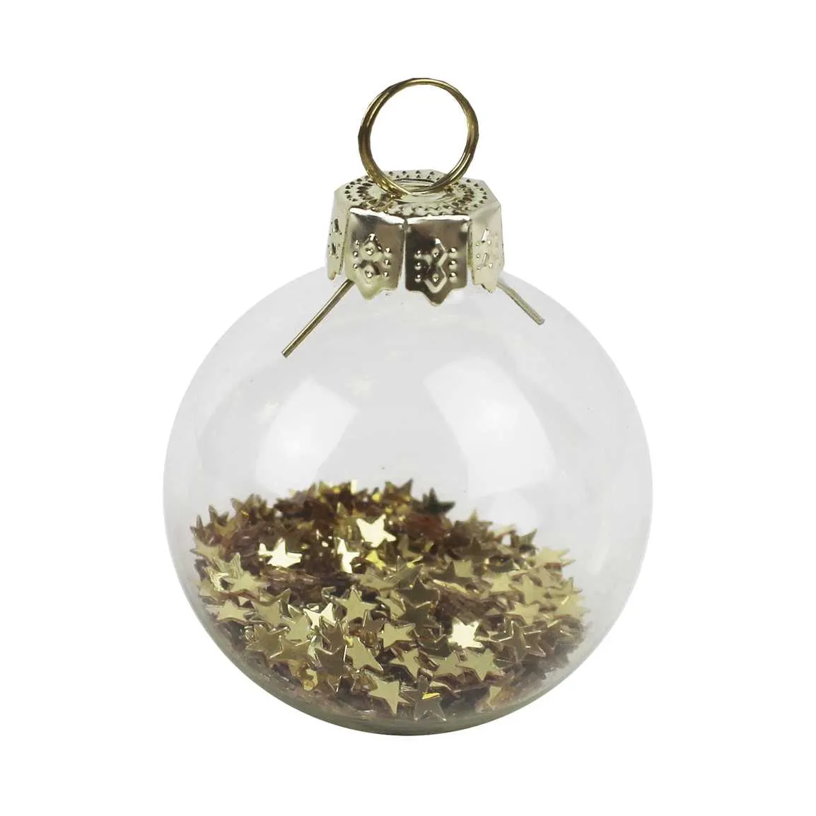 Gold Bauble Christmas table Place Card Holders x 6