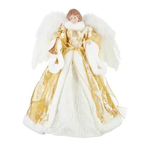 Golden Angel Christmas Tree Topper
