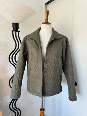 Green Quilted Coat (L)