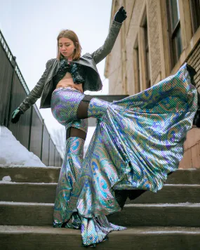 “Groovy mermaid” bell bottoms