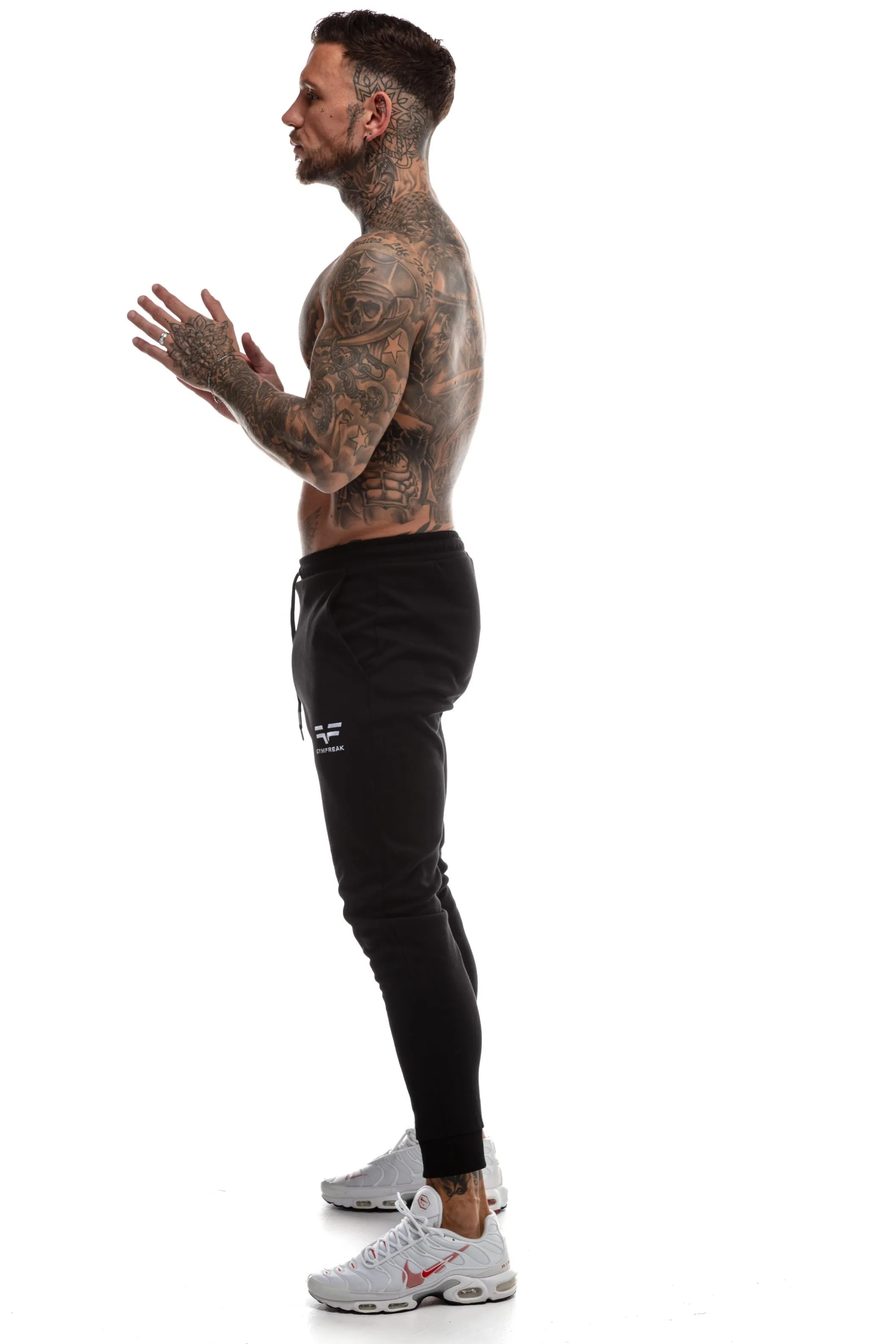 GymFreak Mens Power Joggers - Black
