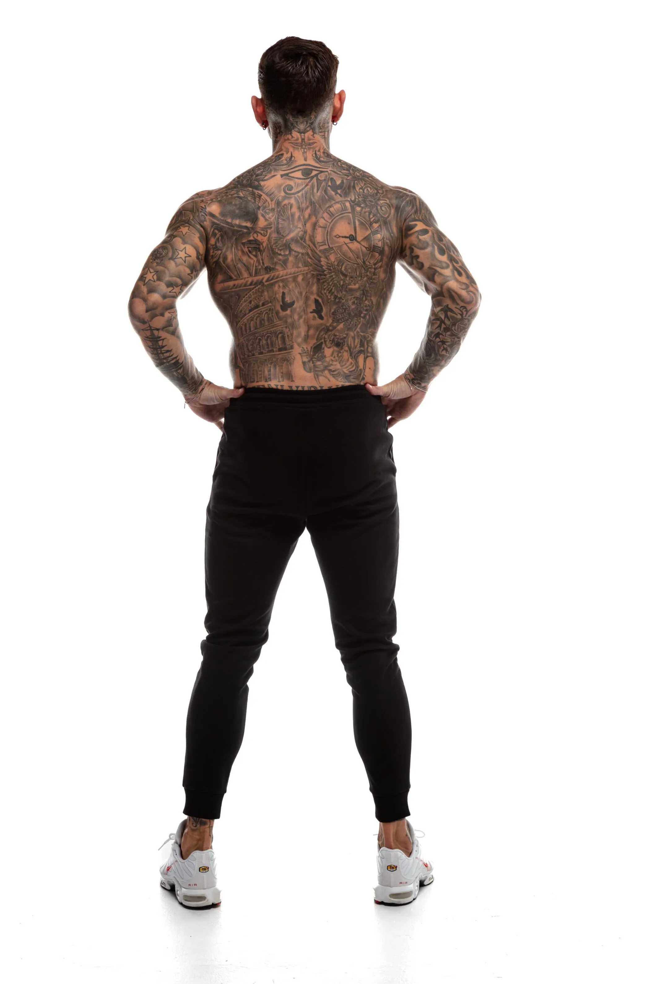 GymFreak Mens Power Joggers - Black