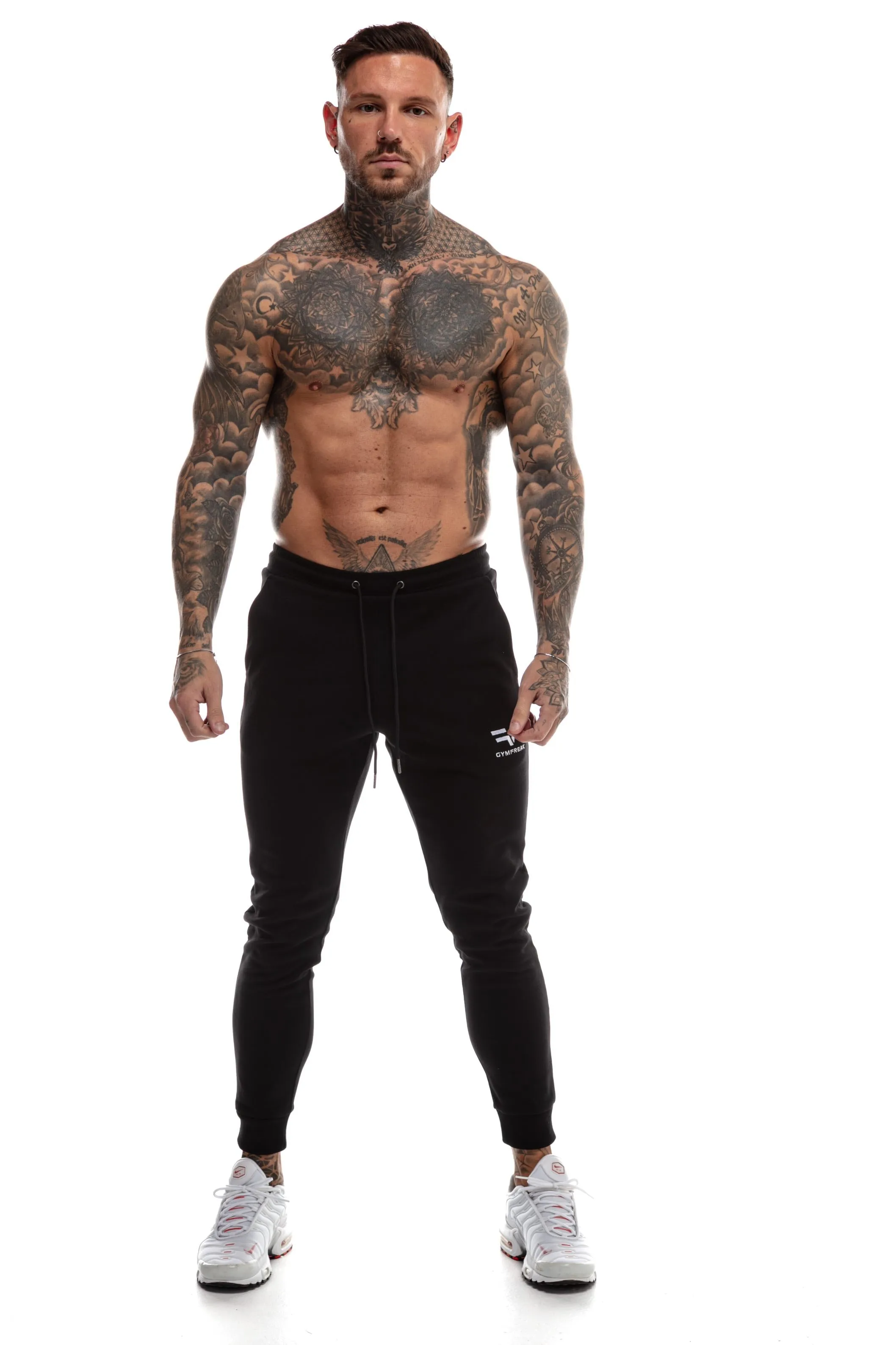 GymFreak Mens Power Joggers - Black