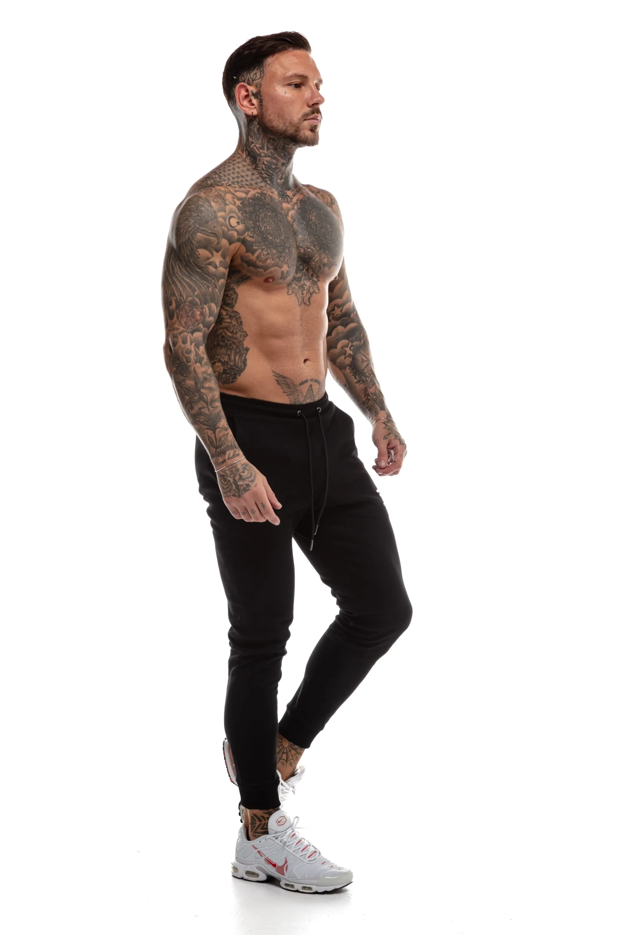 GymFreak Mens Power Joggers - Black