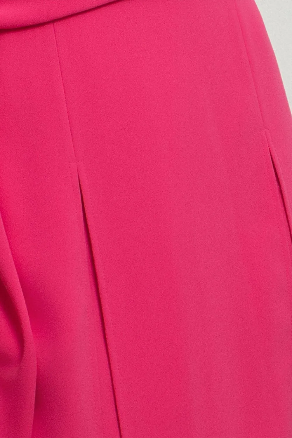 Haley A-line Cap Sleeved Tissue Midi Dress