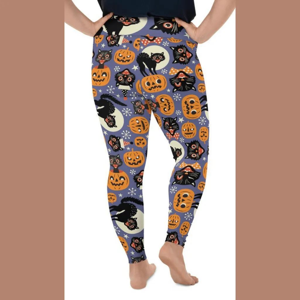 Halloween Print Plus Size Leggings