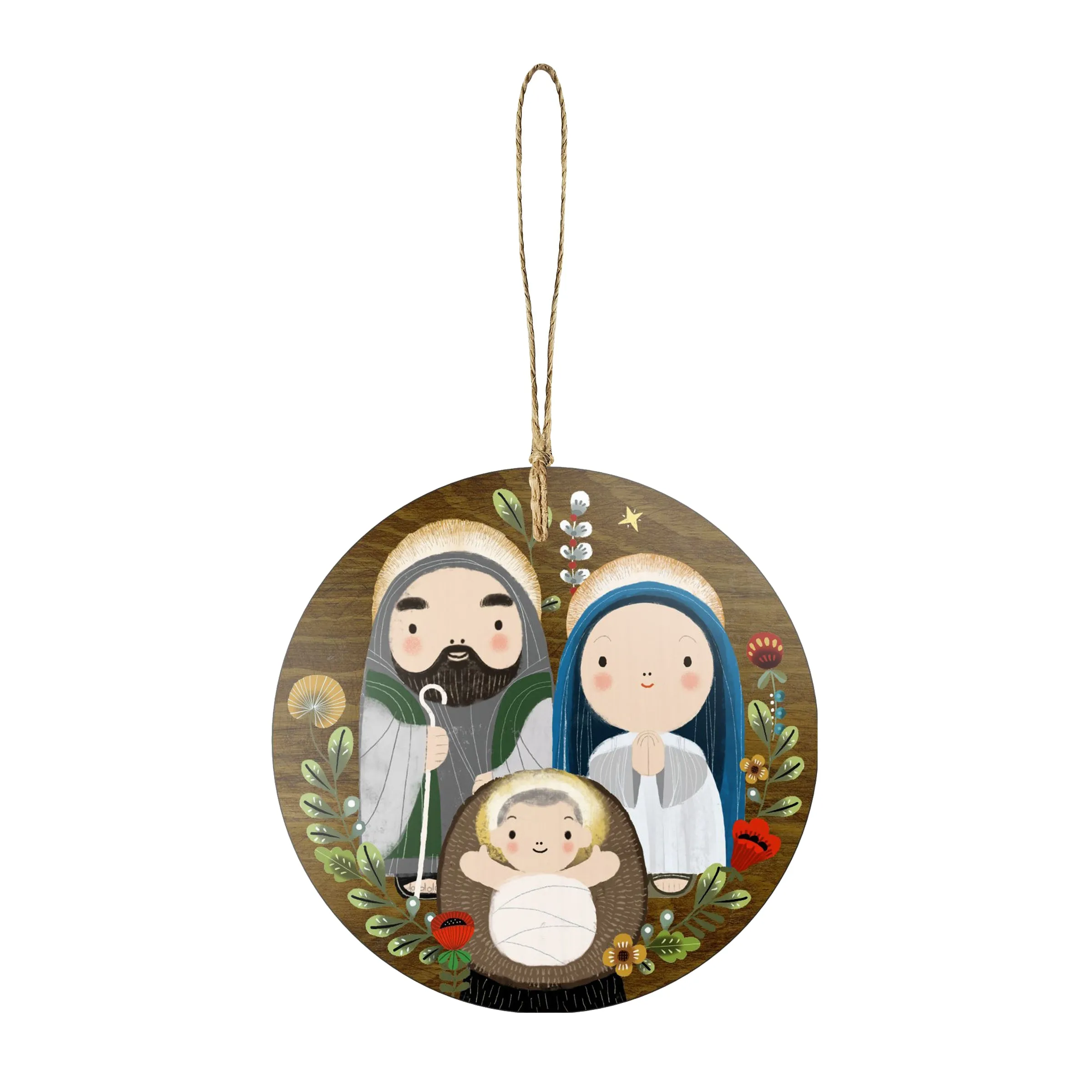 Holy Family Ornaments