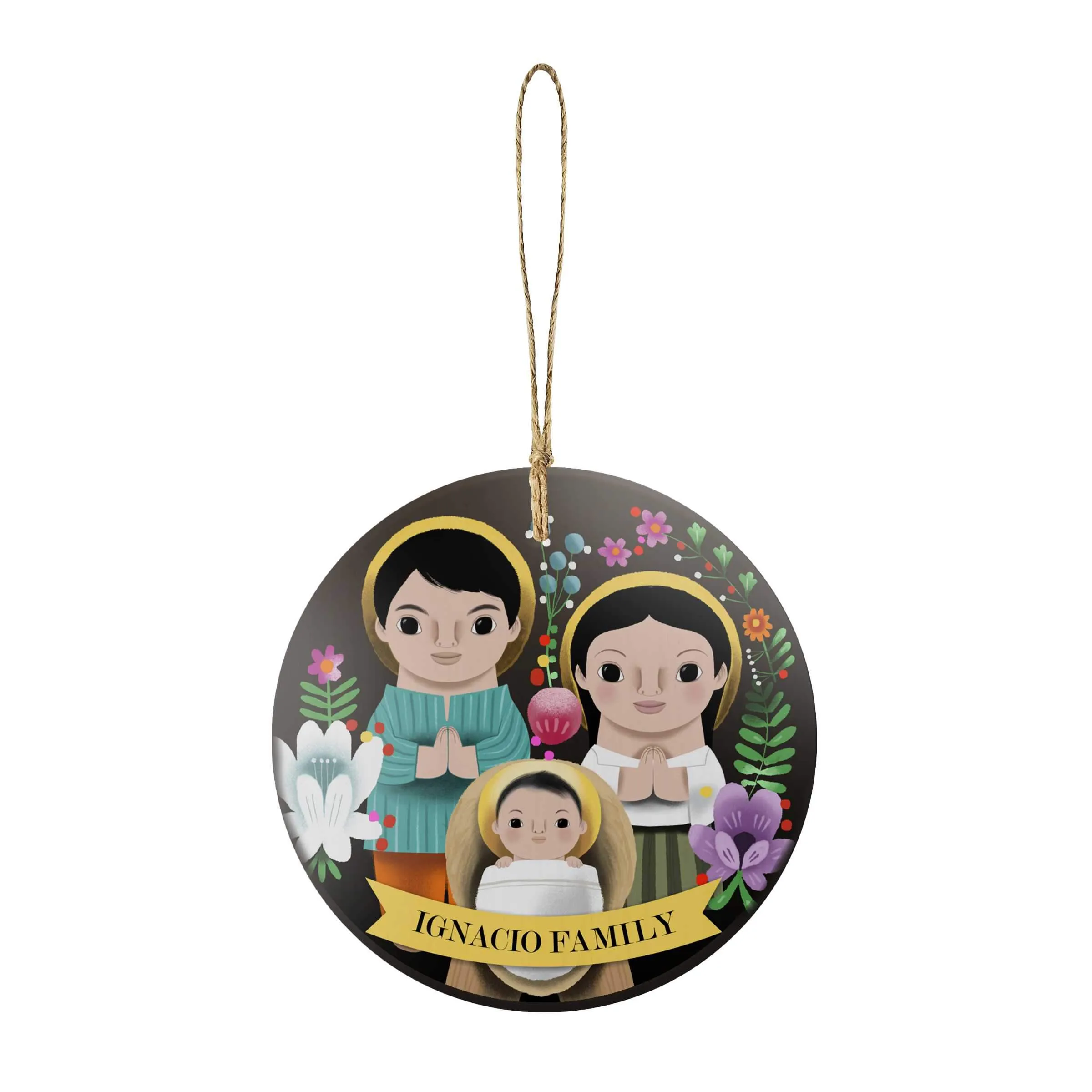 Holy Family Ornaments