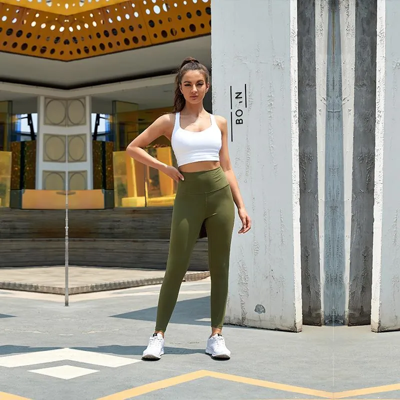 HZORI High Waisted Leggings for Women Workout Tummy Control Leggings Buttery Soft Squat Proof Leggings Compression Yoga Pants