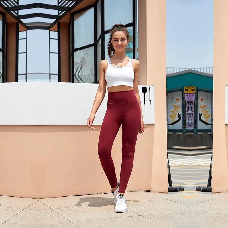 HZORI High Waisted Leggings for Women Workout Tummy Control Leggings Buttery Soft Squat Proof Leggings Compression Yoga Pants