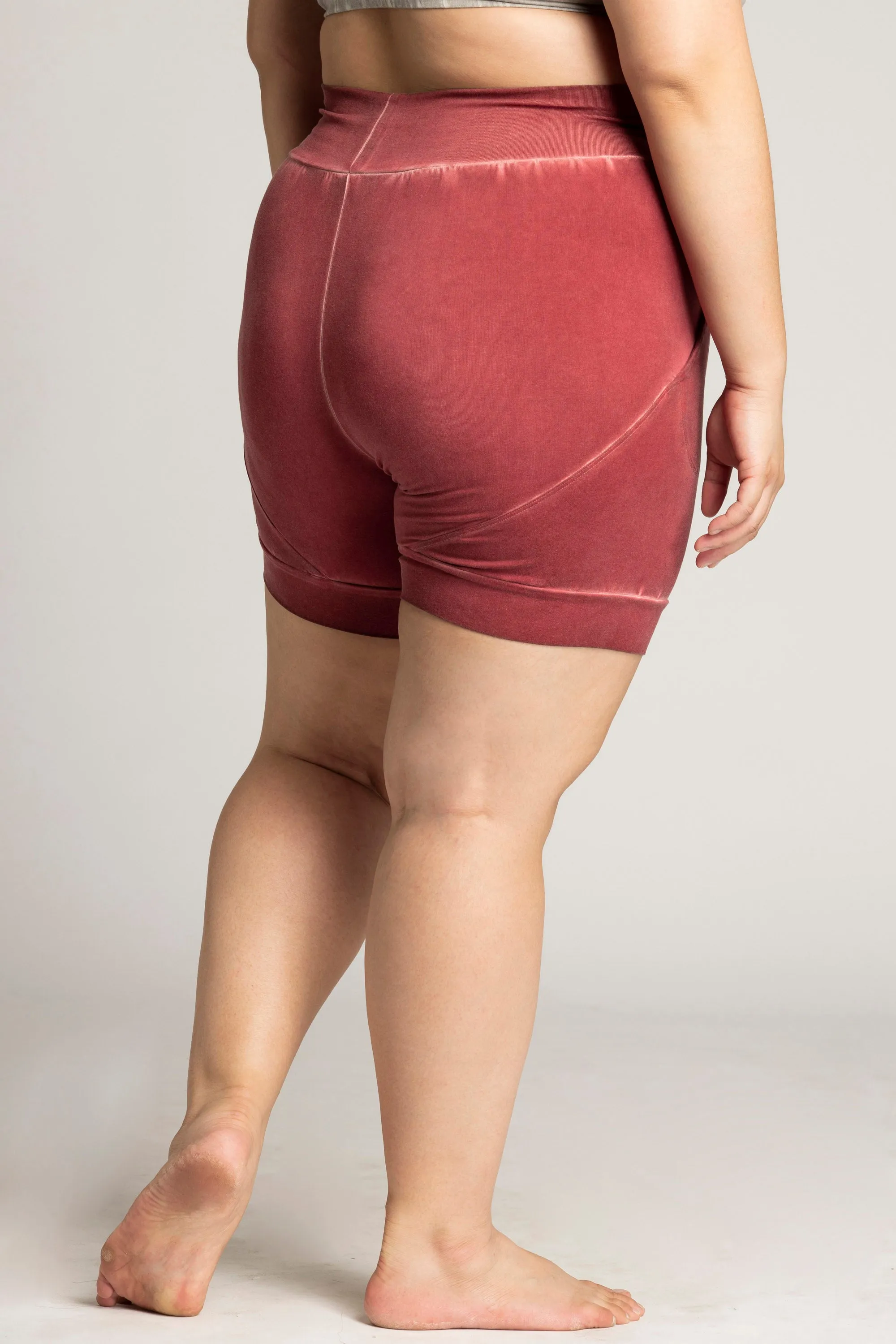 I'mPerfect Stonewash Slouchy Yoga Shorts 25%off