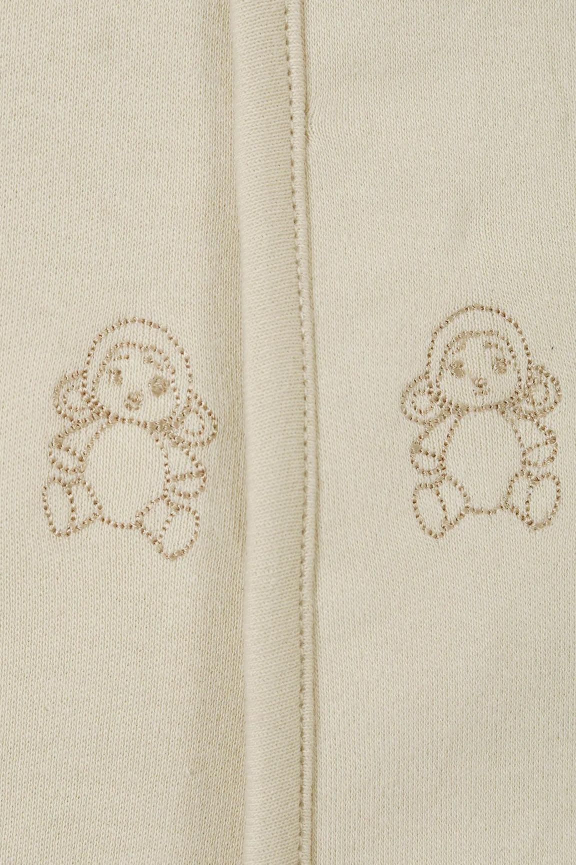 Interlock Overall Embroidered Haml Romper