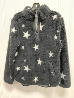 Jacket Faux Fur & Sherpa By Te Verde In Black & White, Size:L