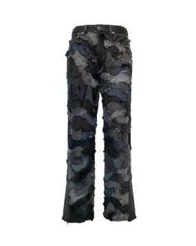 Jeans Patchwork Camouflage