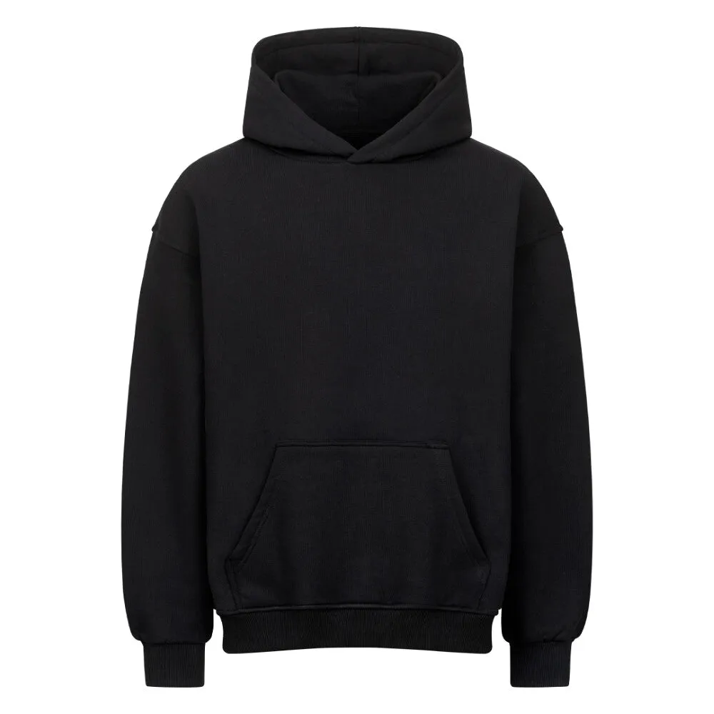 Jesus Painted Cross Oversized Hoodie BackPrint