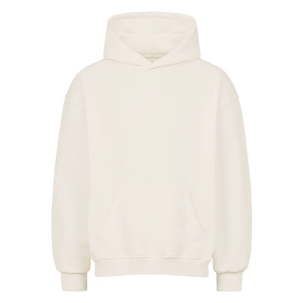 Jesus Painted Cross Oversized Hoodie BackPrint