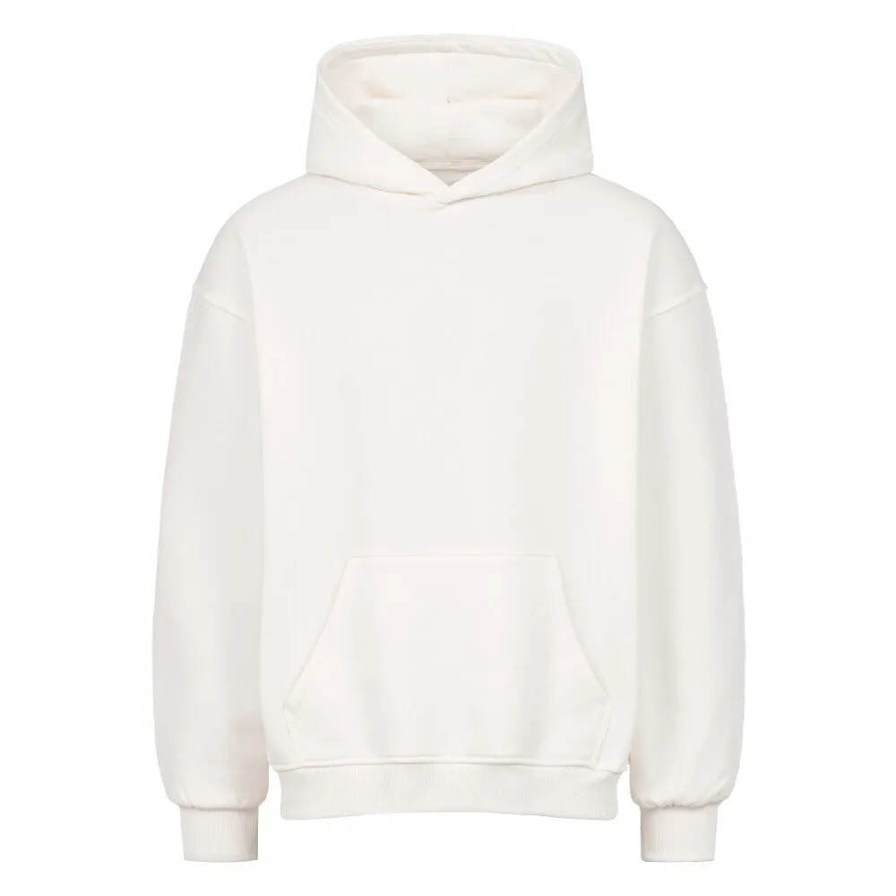 Jesus Painted Cross Oversized Hoodie BackPrint