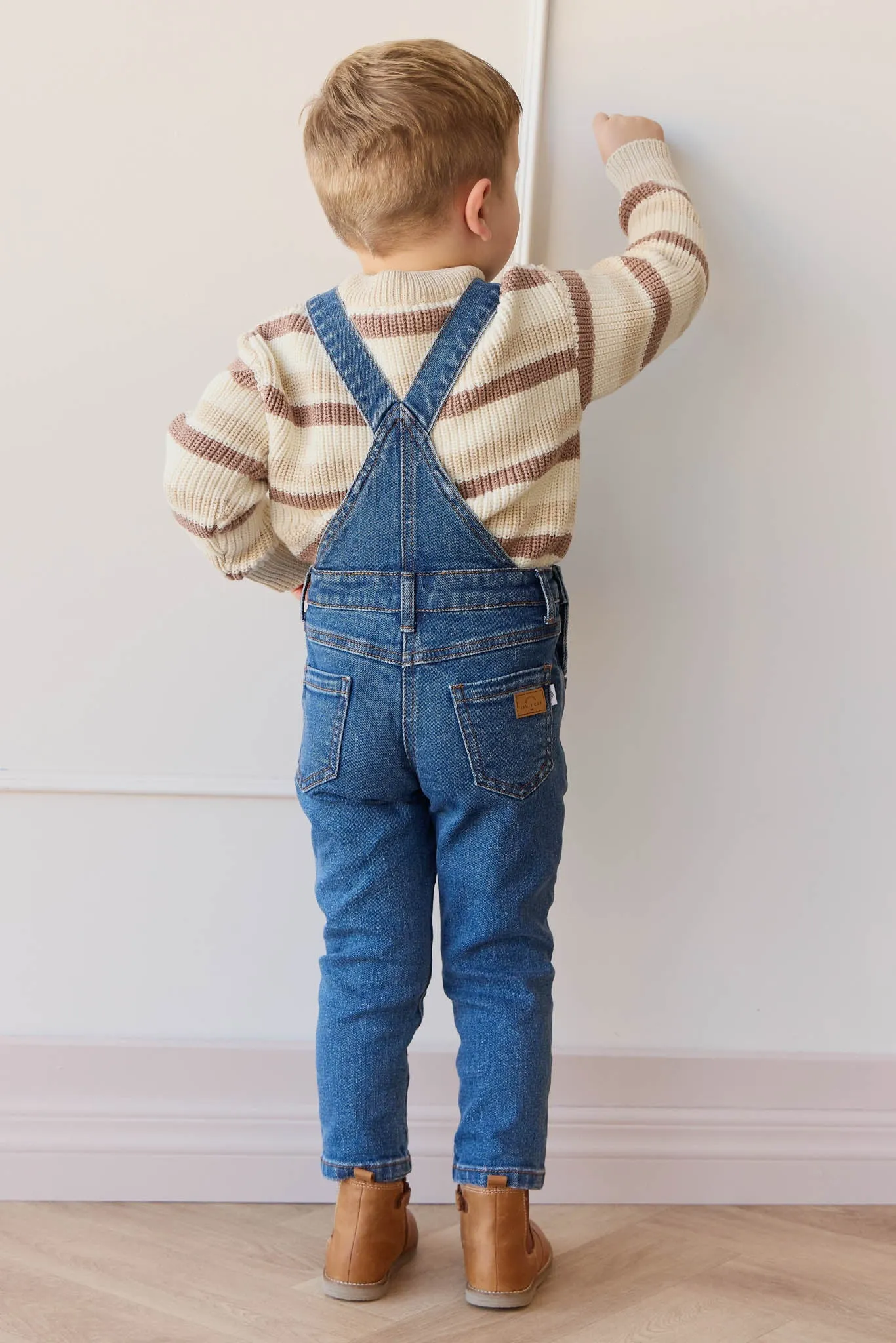 Jordie Overall - Mid Wash Denim