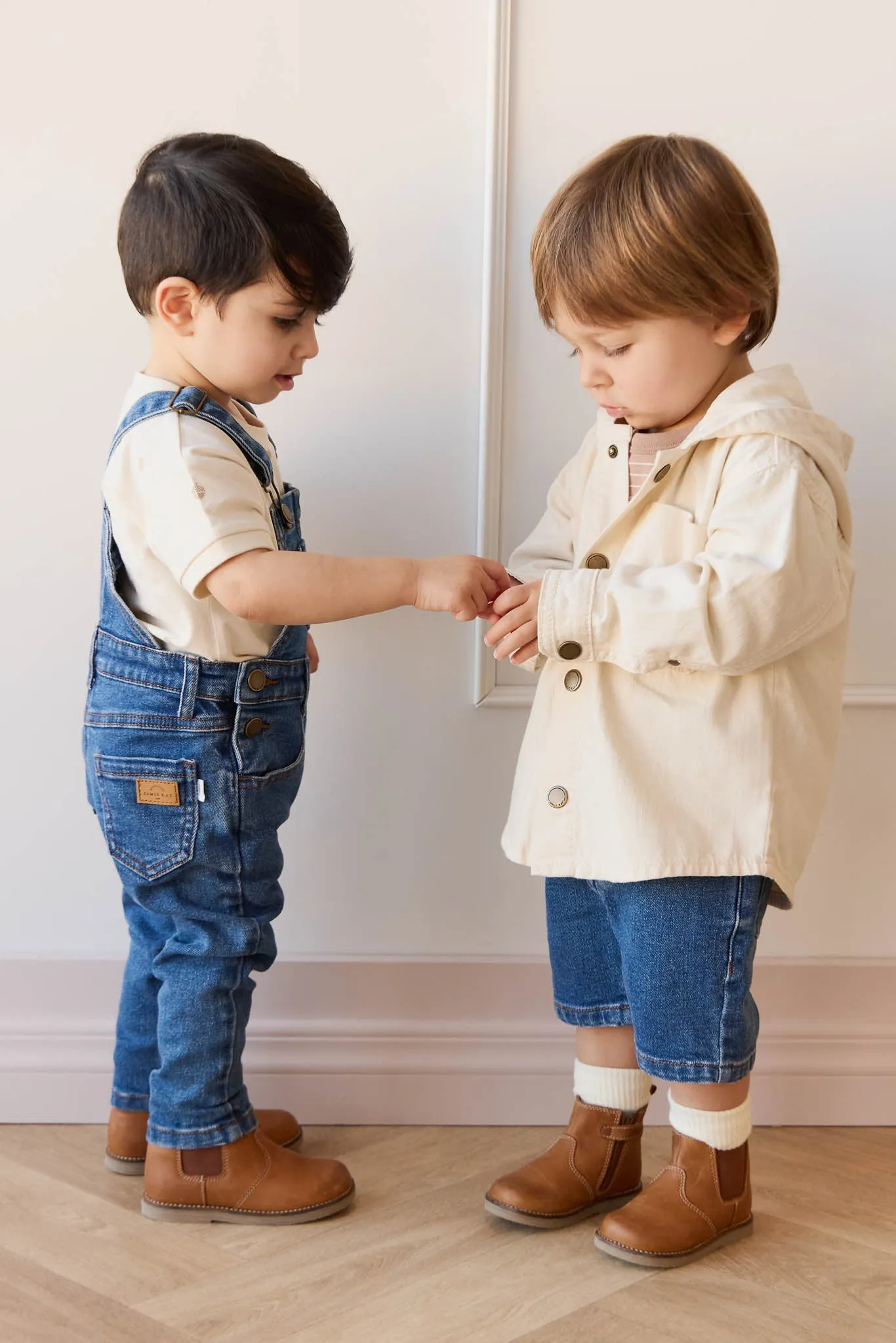 Jordie Overall - Mid Wash Denim