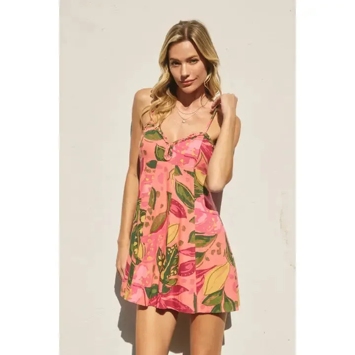 Just Like Paradise Sweetheart Mini Dress
