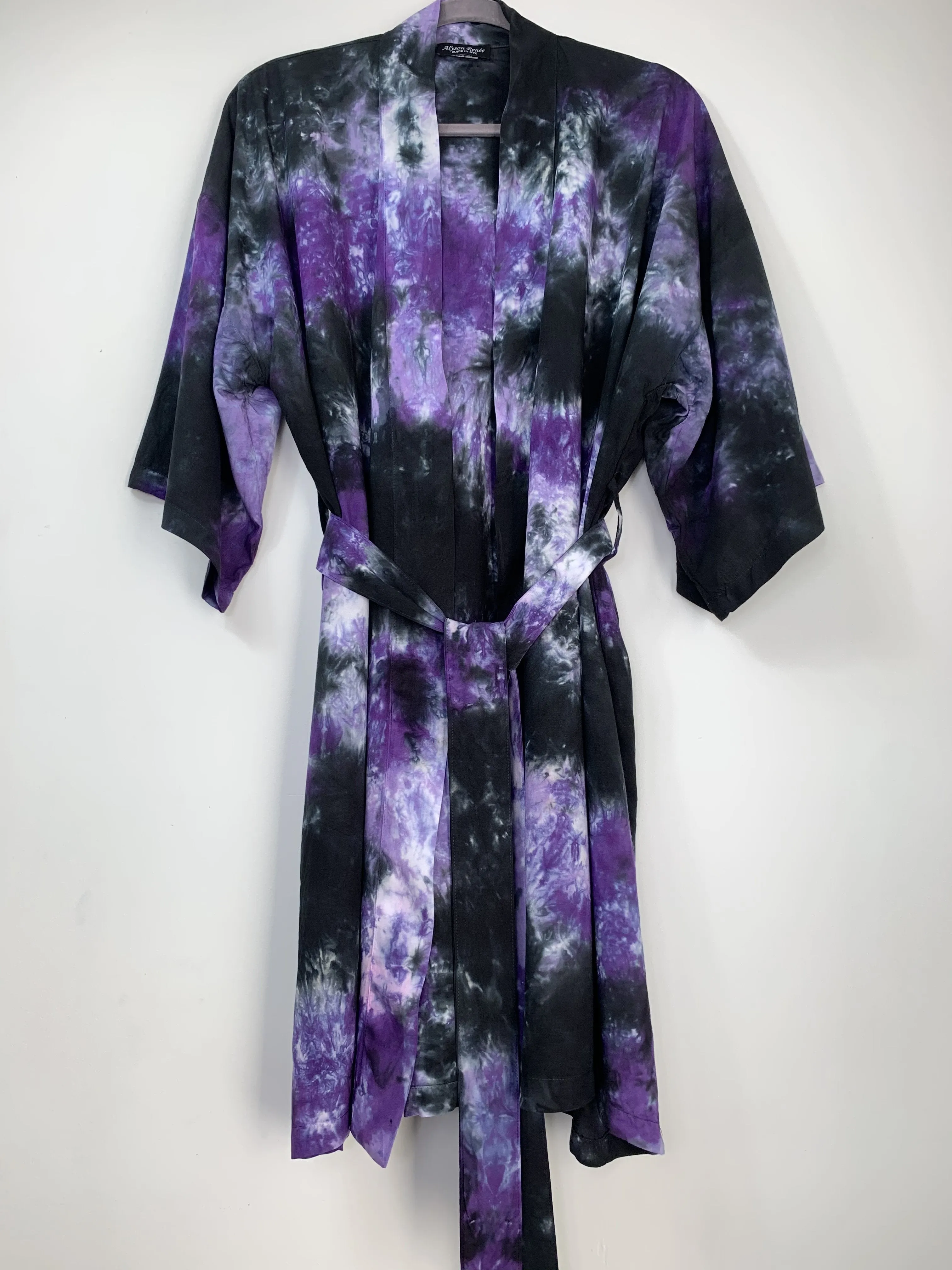 Kimono robe (storm clouds)