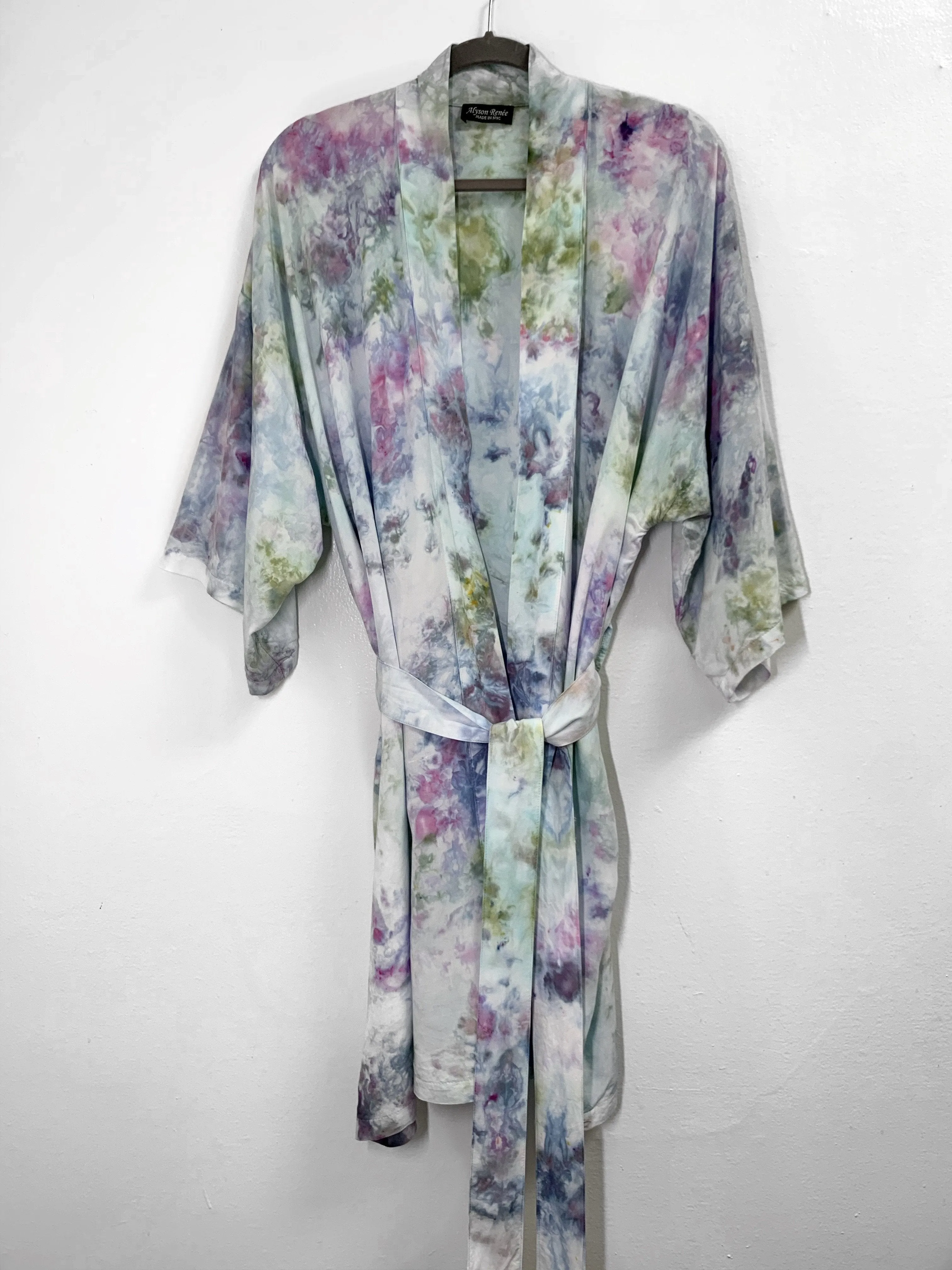 Kimono robe (storm clouds)