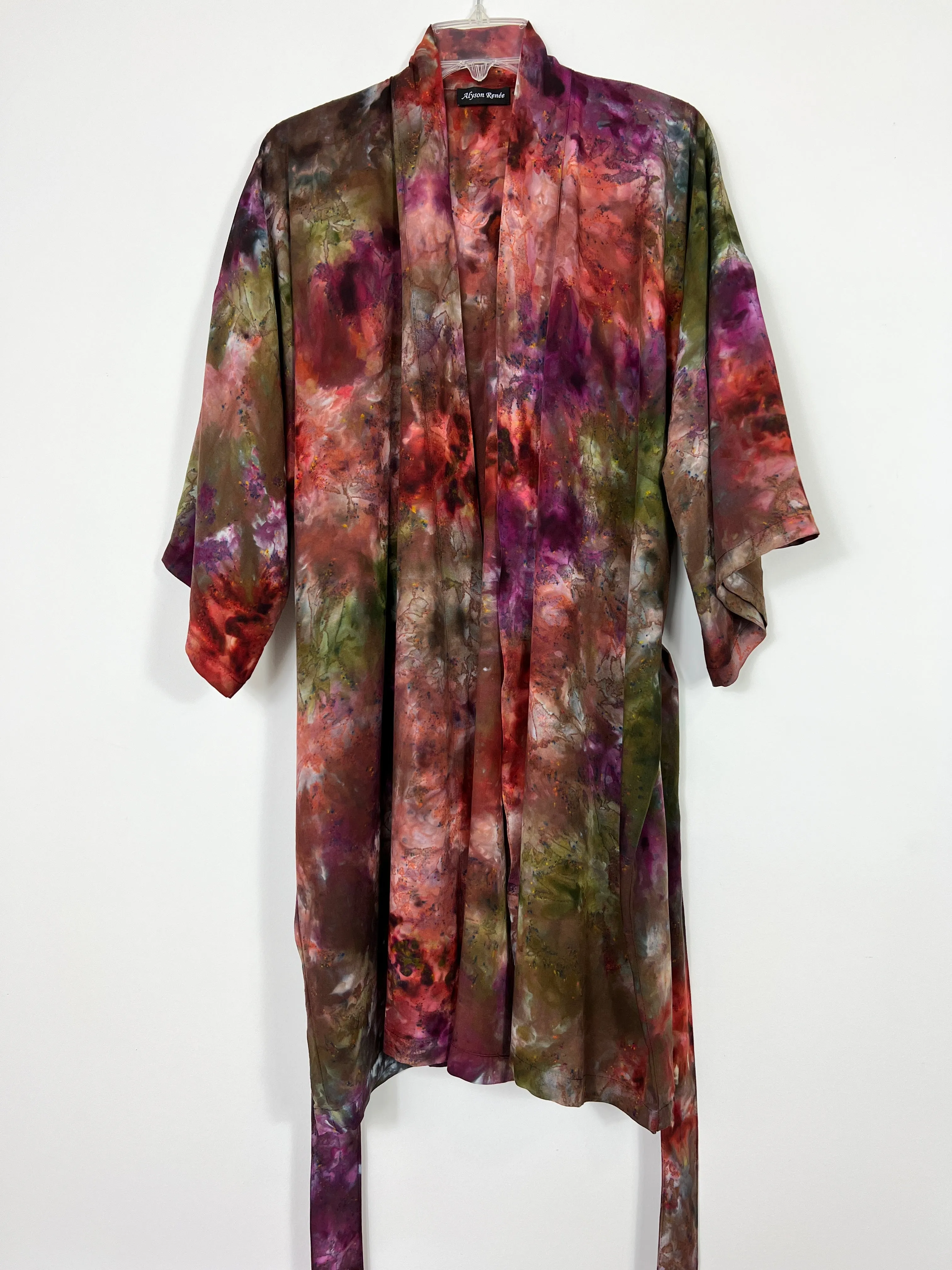 Kimono robe (storm clouds)