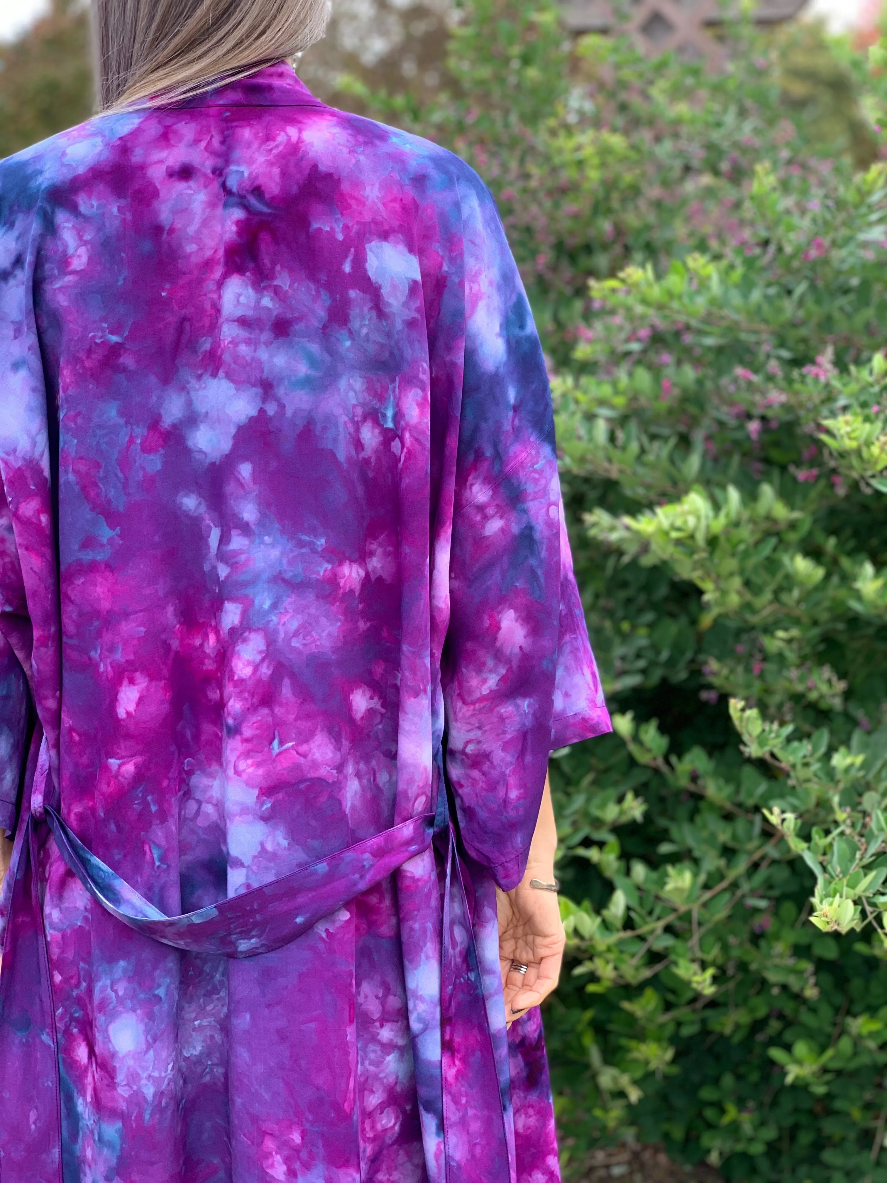 Kimono robe (storm clouds)