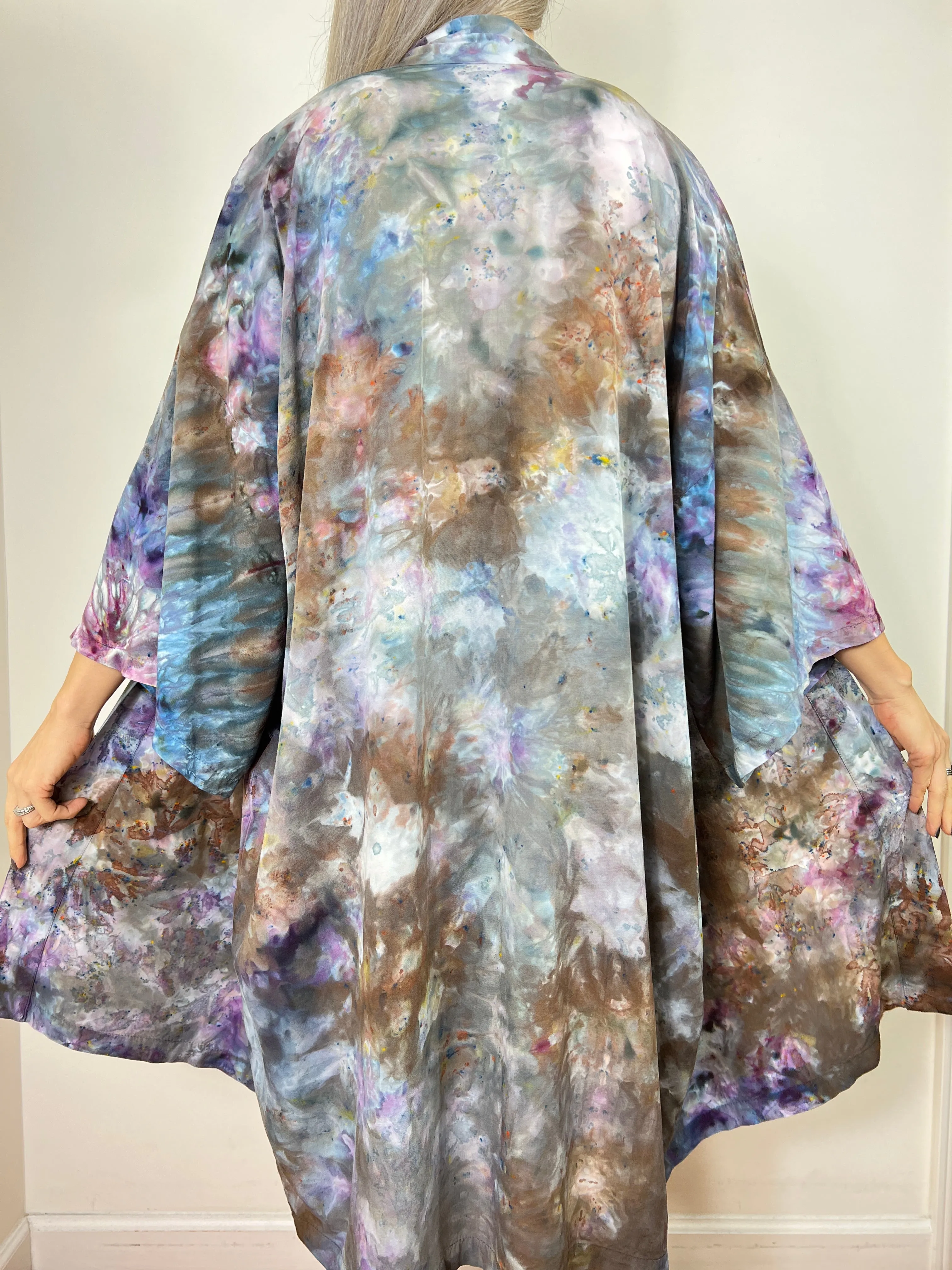 Kimono robe (storm clouds)