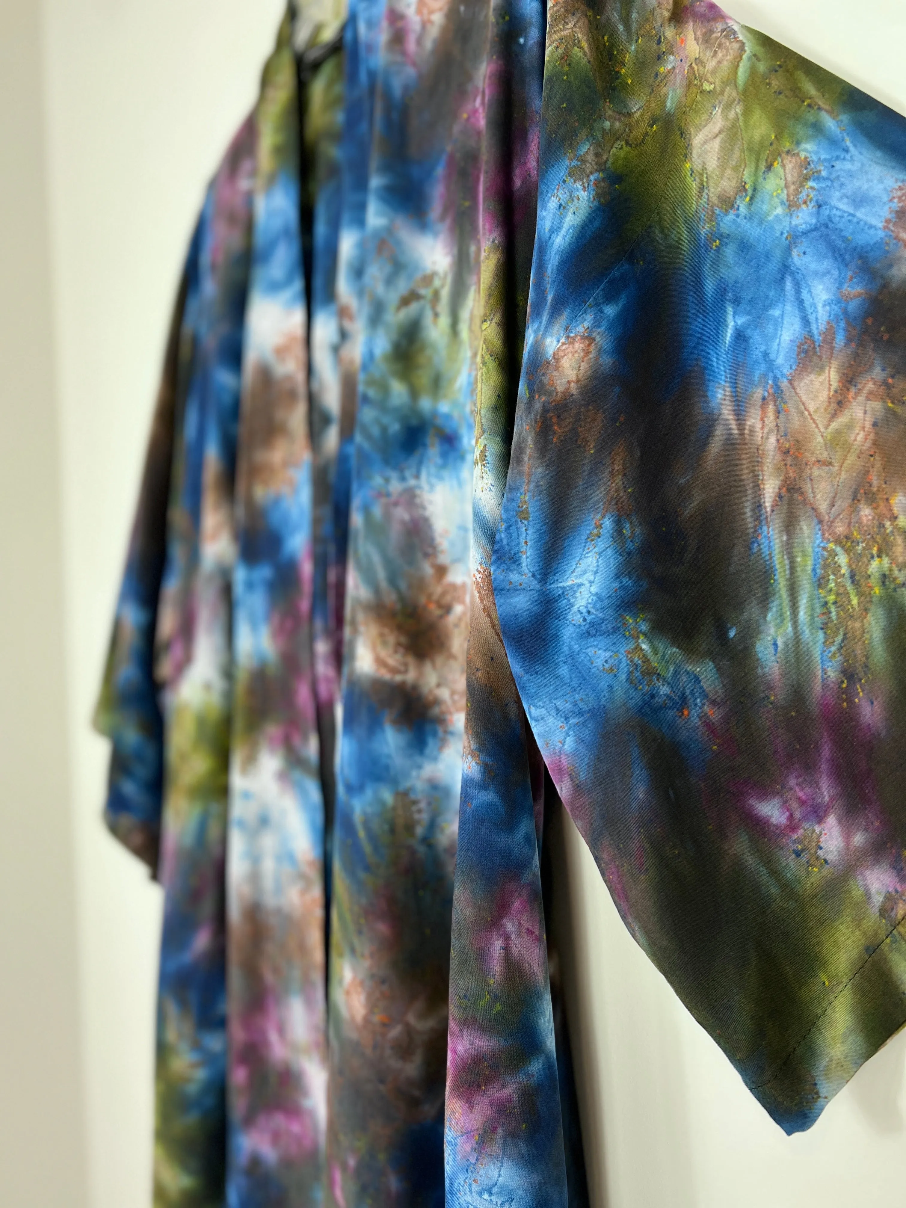 Kimono robe (storm clouds)